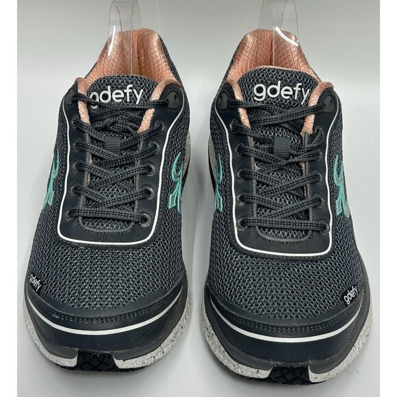 Gdefy Gravity Defier Mighty Walk womens Shoes Sz 10 Grey Pink Comfort Support - Picture 3 of 11